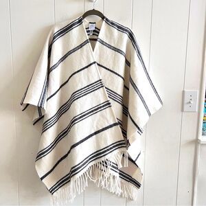 J.Crew Reversible Blanket Poncho